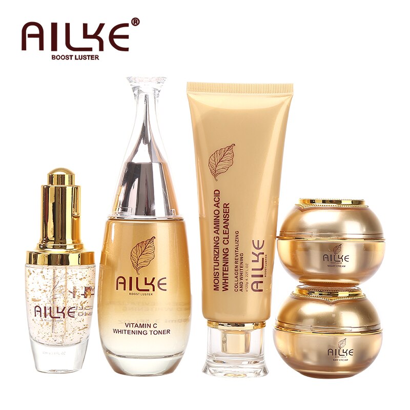 Ailke Cosmetics Facial Skin Care Sets Moisturizing Whitening Sleeping