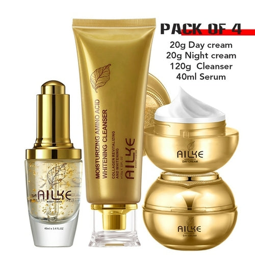 Ailke Cosmetics Facial Skin Care Sets Moisturizing Whitening Sleeping