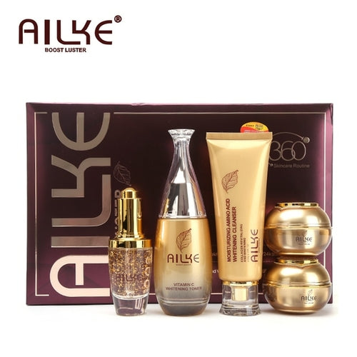 Ailke Cosmetics Facial Skin Care Sets Moisturizing Whitening Sleeping