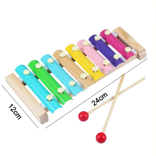 Hot Kids Montessori Wooden Toys Macaron Blocks Learning Toy Baby Music