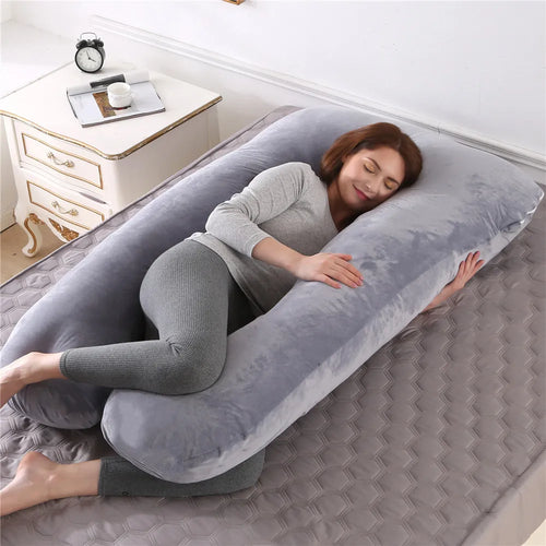 PANGDUBE Pregnancy Pillow 130*70cm Sleeping Waist Pillow for Pregnant