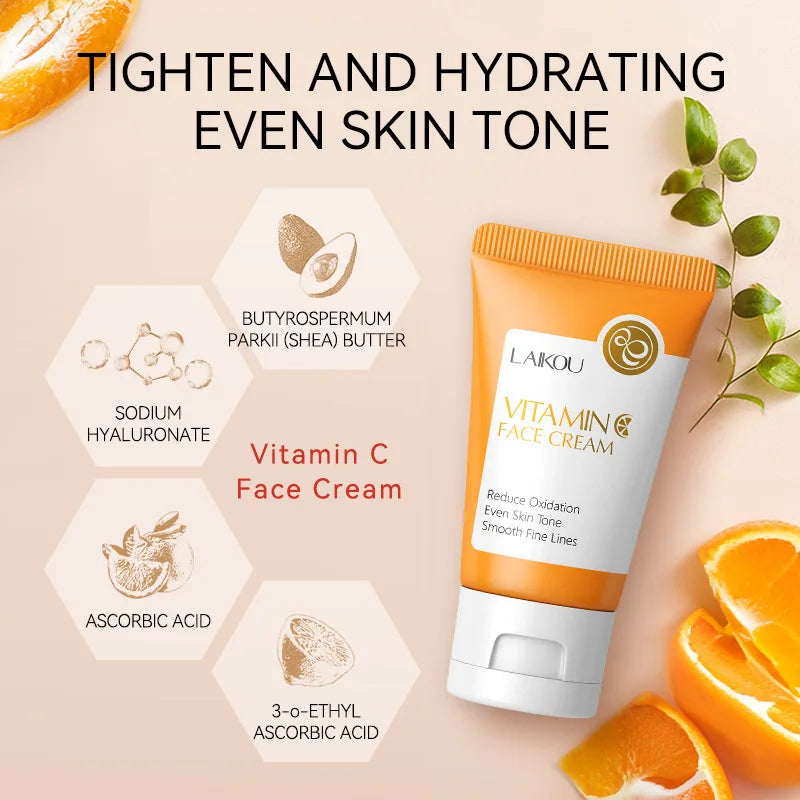 LAIKOU Vitamin C Face Cream Moisturizing Nourishing Japan Sakura