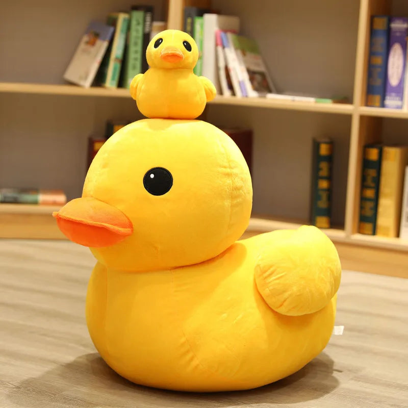 Cute Simulation Duck Plush Toy Mallard Duck And Small Yellow Duck