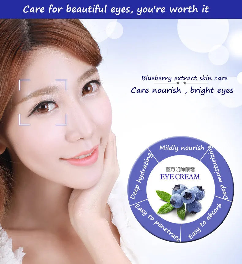 Bioaqua Blueberry Eyes Cream Firming Eye Anti Puffiness Dark Circles