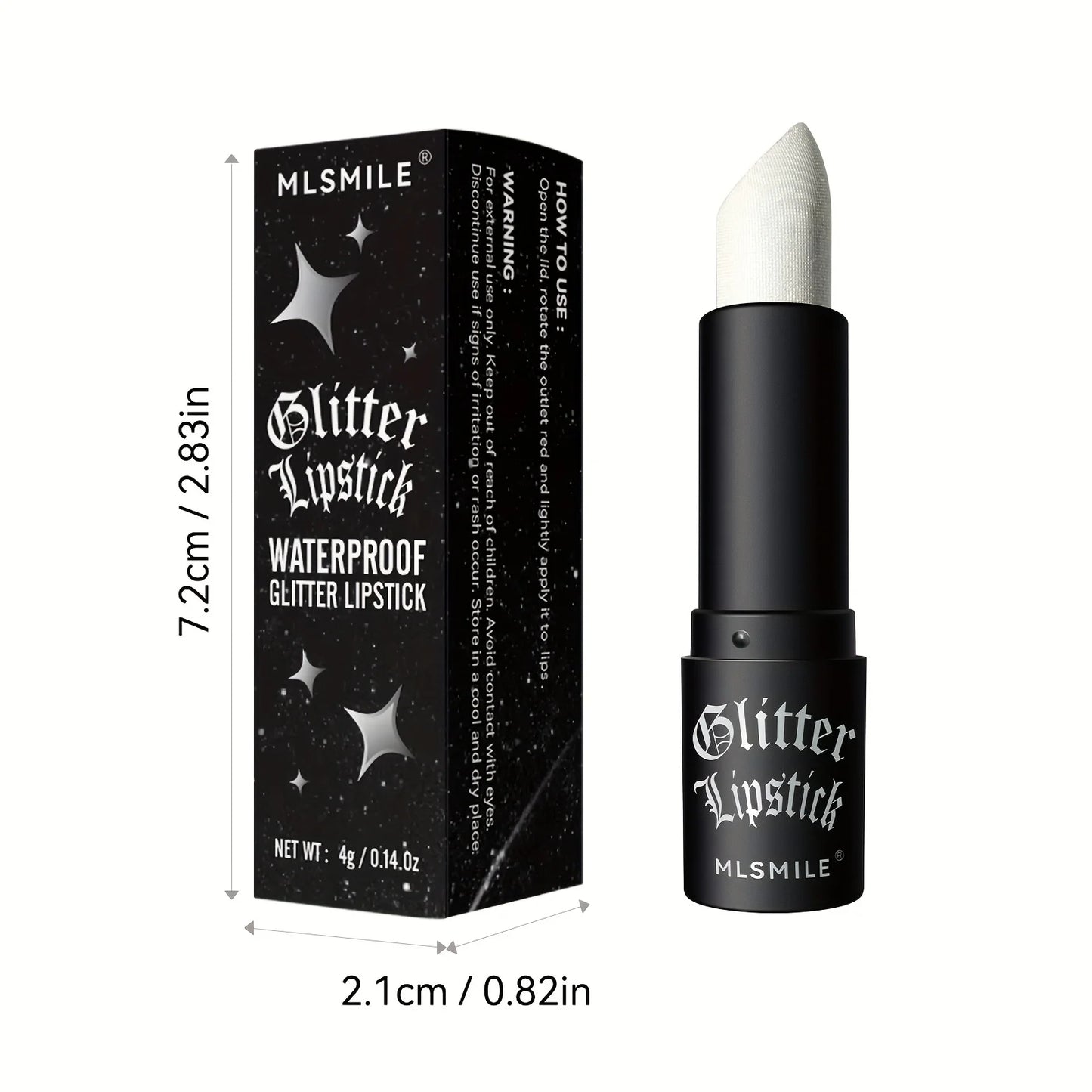 7 Colors Glitter Lipstick Hydrating Sparkling Shine Lip Color Nonstick