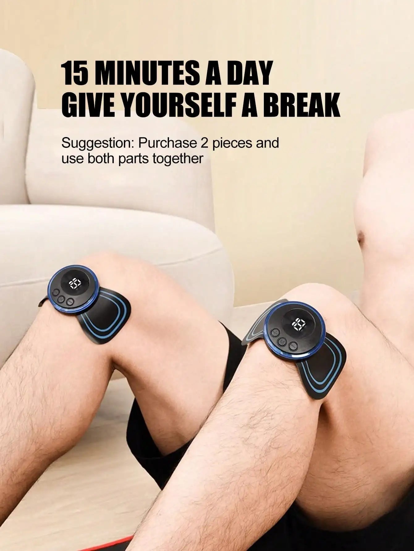 Massager Patch,Multi Functional Meridian Massager With Cervical Pulse