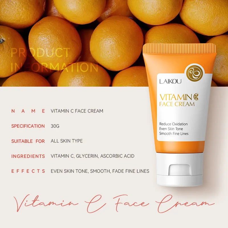 LAIKOU Vitamin C Face Cream Moisturizing Nourishing Japan Sakura