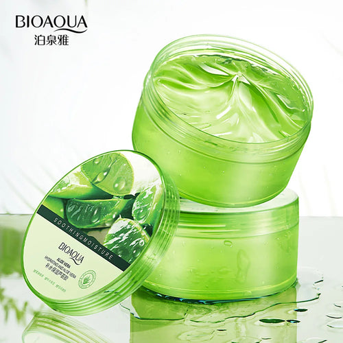 Bioaqua Natural Aloe Vera Gel Face Cream Moisturizing Blackhead