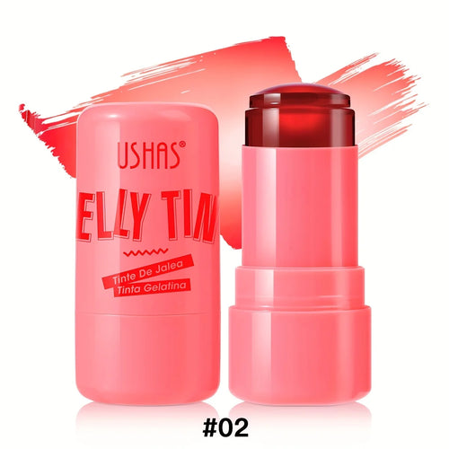 4 Colors Jelly Blush Stick Lip Balm Eyeshadow 3-in-1 Multi-Use Matte