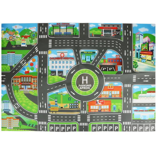 Road Mat Children Traffic Car Map Boy Girls Educational Toy Road