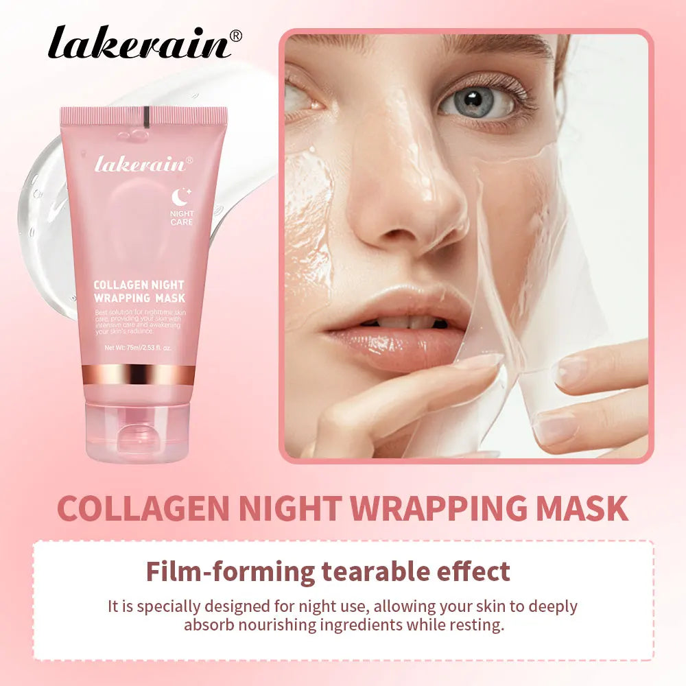 Night Collagen Wrapping Mask Deep Hydration Moisturizing Brightening