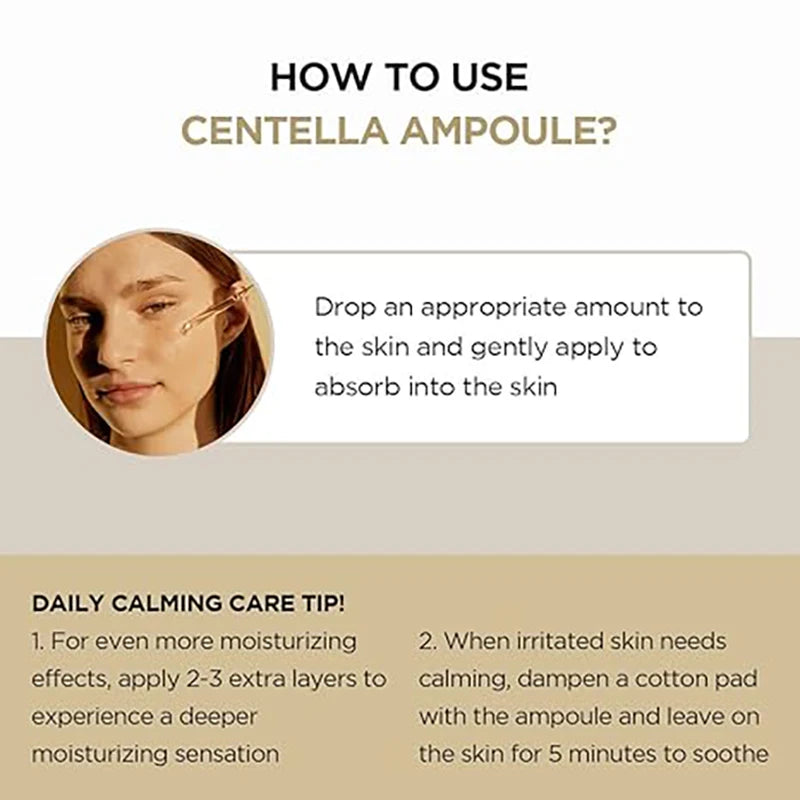 Centella Skin Care Essence Moisturize Brightening Calming And