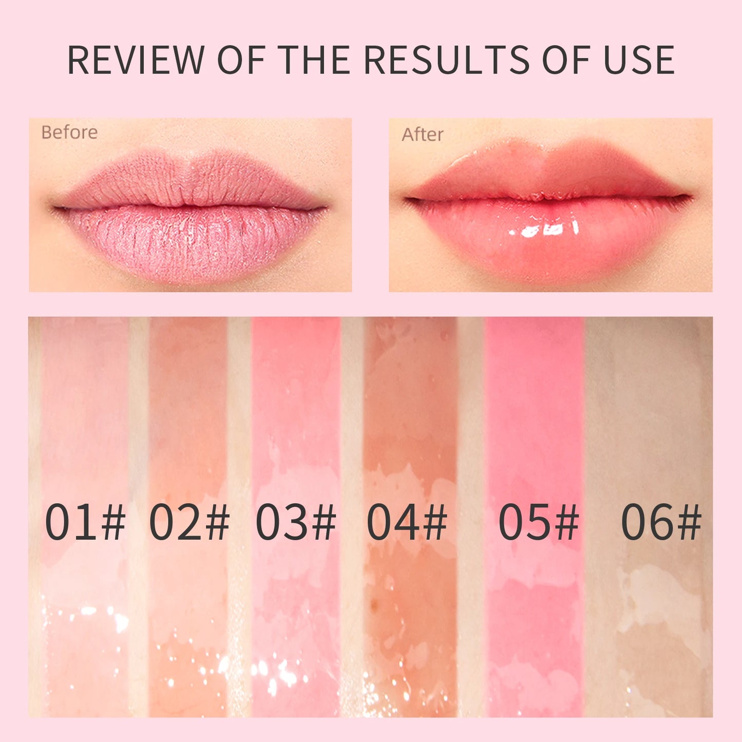 Crystal Jelly Moisturizing Lip Oil Plumping Lip Gloss Makeup Sexy