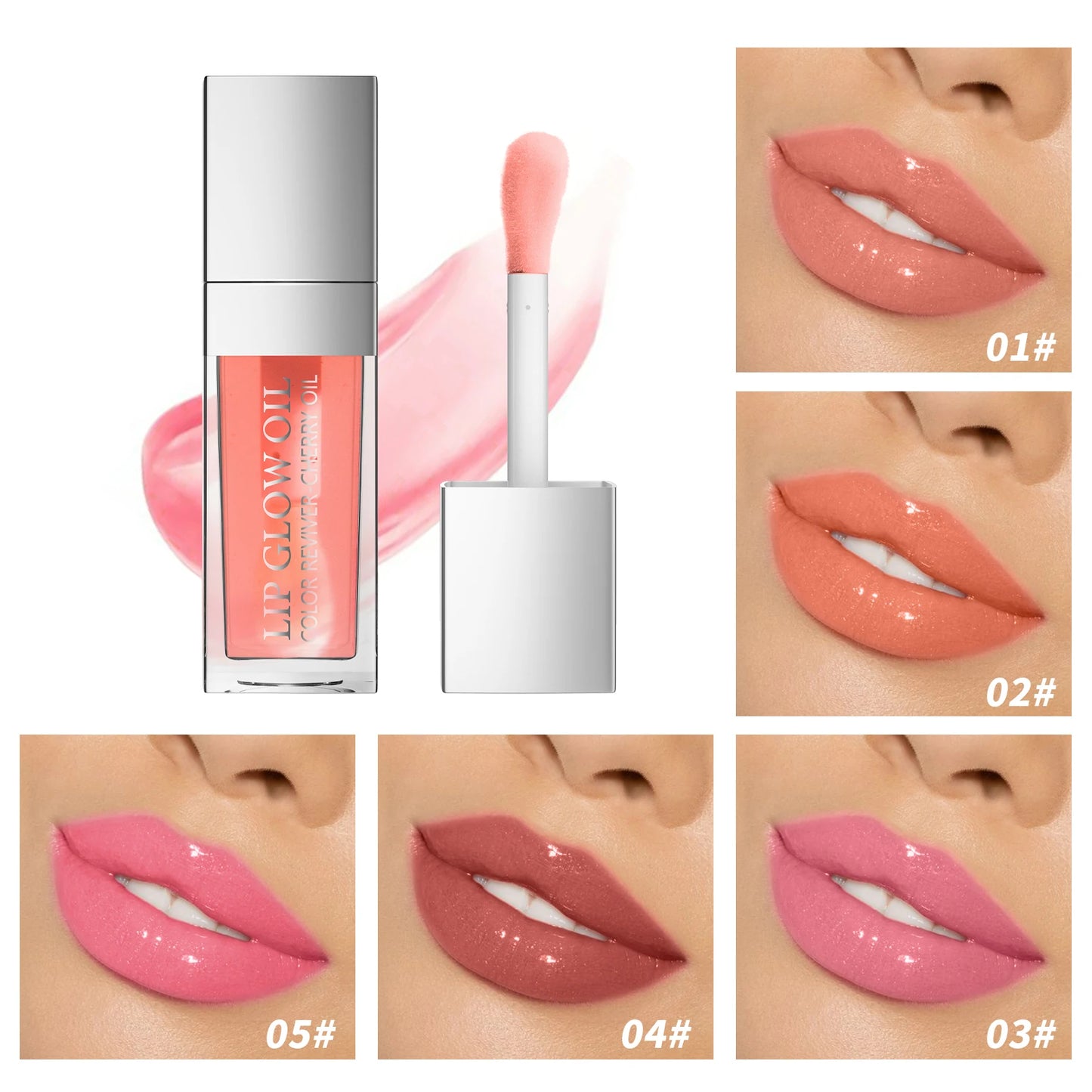 Crystal Jelly Moisturizing Lip Oil Plumping Lip Gloss Makeup Sexy