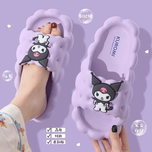 Sanrio Hello Kitty Anime Slippers Kuromi Women Indoor Slippers Comzy