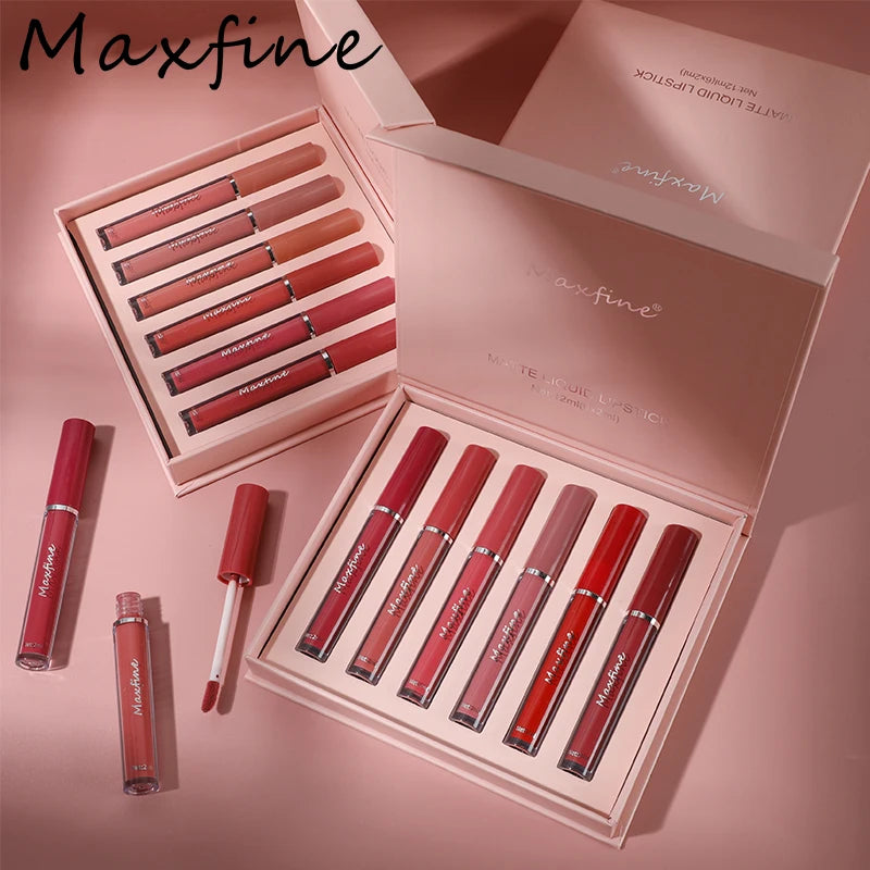 6-color lip gloss liquid lip gloss cosmetic liquid lipstick