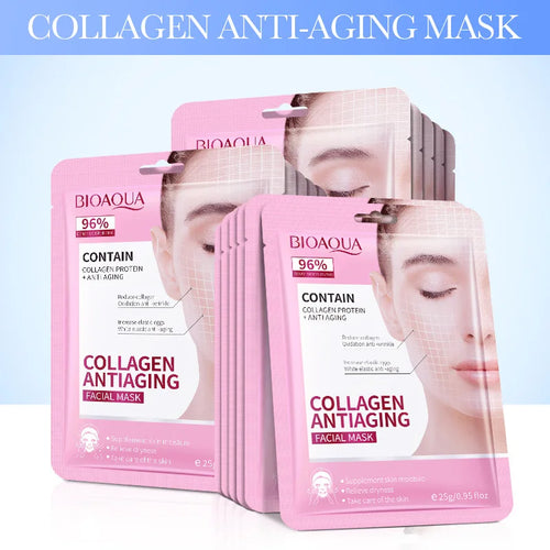 15pcs BIOAQUA Retinol Collagen Firming Facial Masks Hydrating