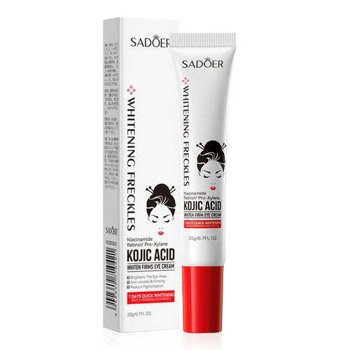 SADOER Kojic Acid Retinol Eye Cream Anti Dark Circles Remove Eye Bags