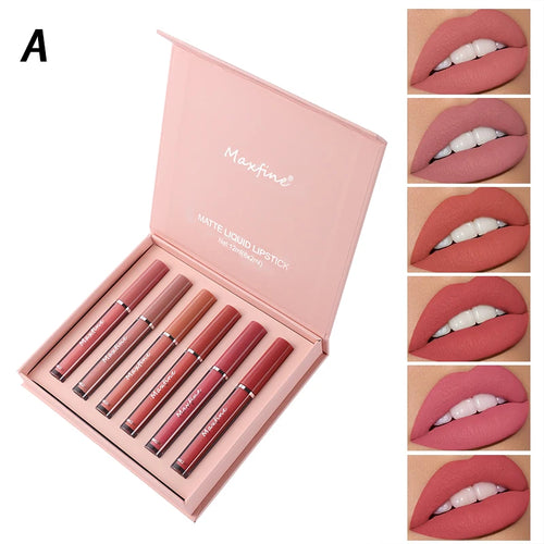 6-color lip gloss liquid lip gloss cosmetic liquid lipstick