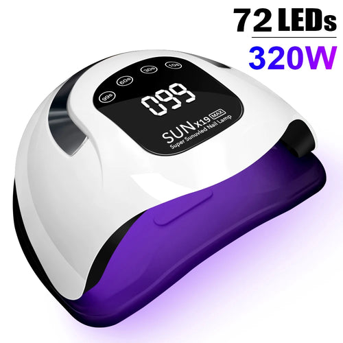 SUN X19 MAX UV LED Nail Drying Lamp 320W Professional UV Nail Dryer