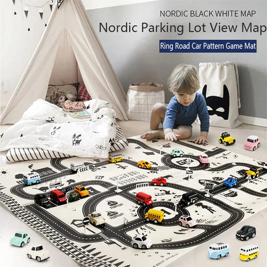 Road Mat Children Traffic Car Map Boy Girls Educational Toy Road