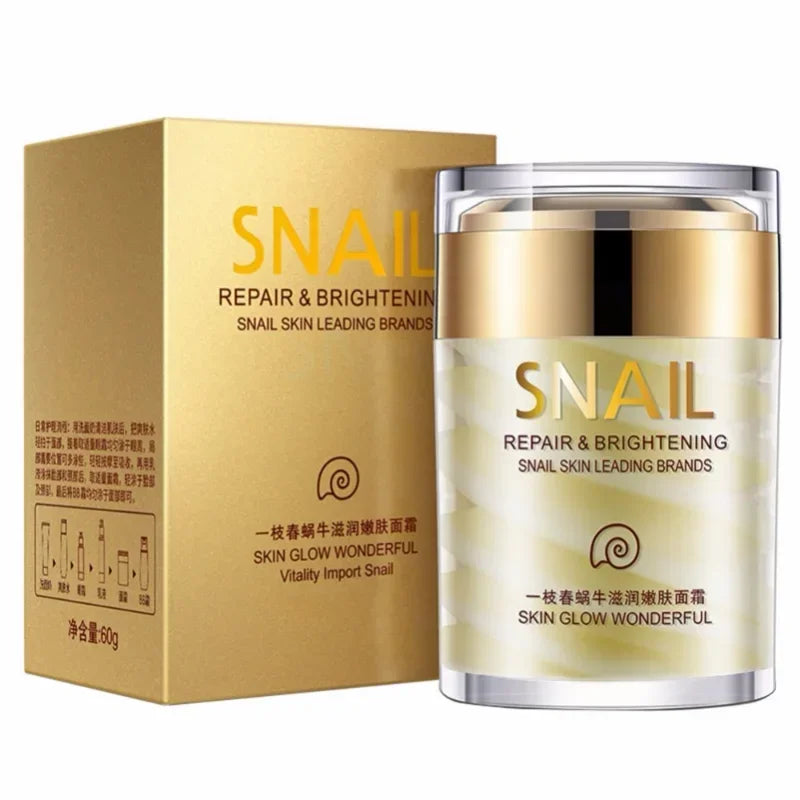 Snail Collagen Face Cream Whitening Moisture Anti Aging Facial Firming