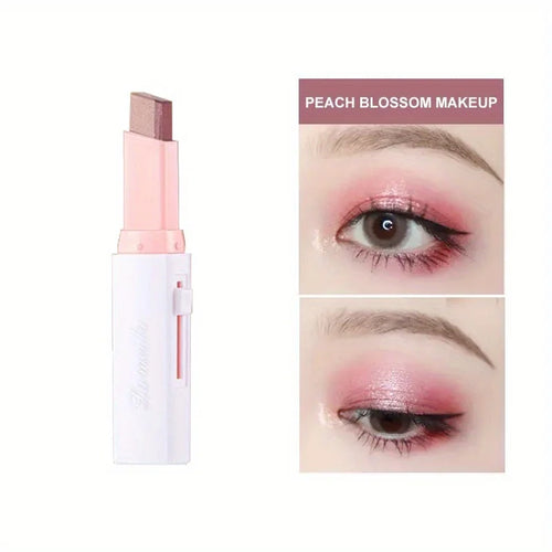 Two Color Gradient Eye Shadow Stick Three Dimensional Natural  Without