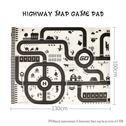 Road Mat Children Traffic Car Map Boy Girls Educational Toy Road