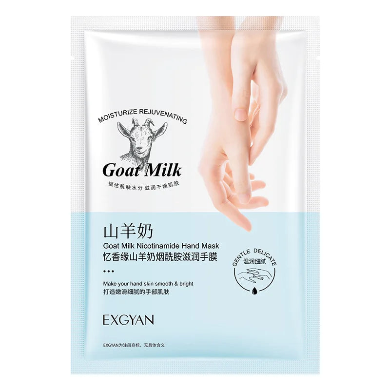 5 Pairs Goat Milk Hand Mask skincare Nourishing Moisturizing