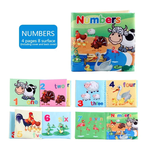 Baby Cloth Books Enlightenment Early Educational Toys Kids Fruits