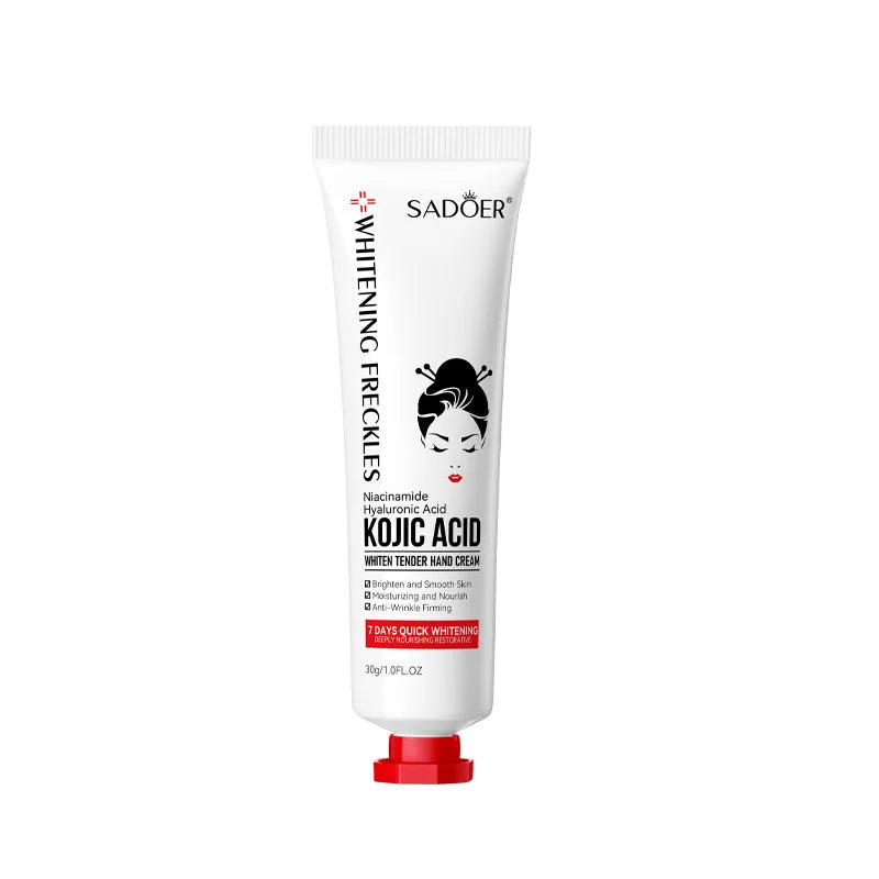 SADOER Kojic Acid Hand Cream Moisturizing Nourishing Brightening