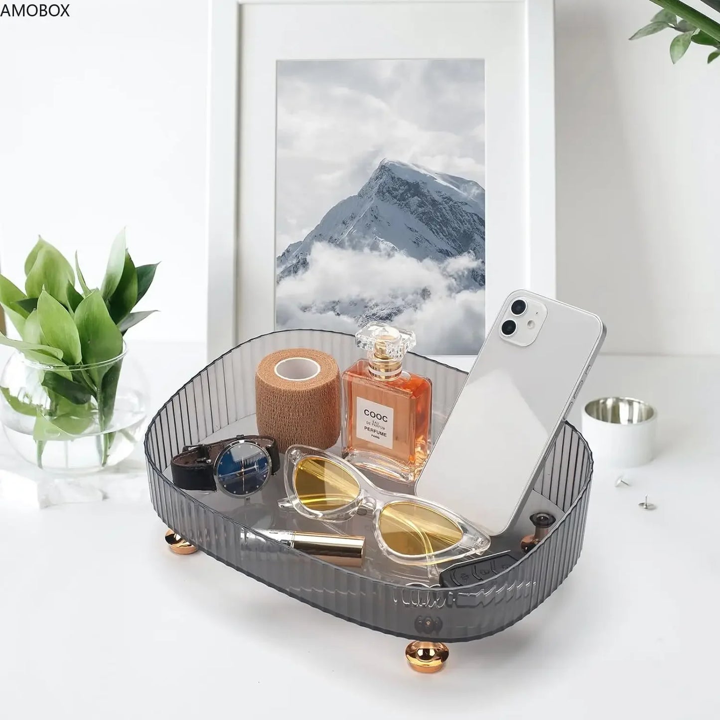 Large Capacity Perfume Dresser Transparent Desktop Storage Box