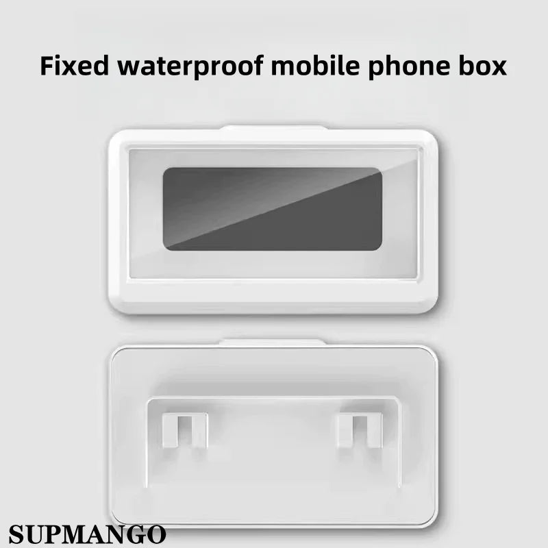 Waterproof Bathroom Wall-mounted Mobile Phone Box Protective Cover