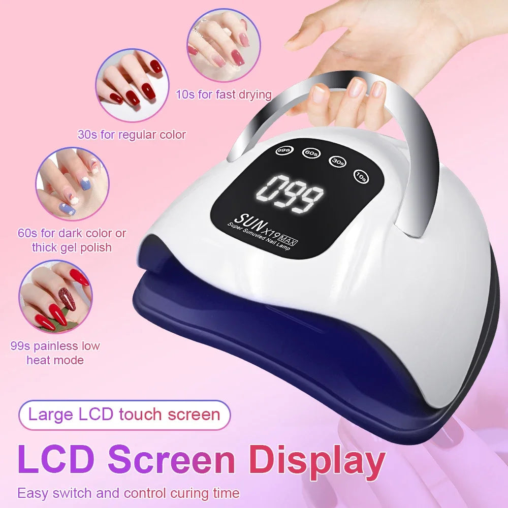 SUN X19 MAX UV LED Nail Drying Lamp 320W Professional UV Nail Dryer