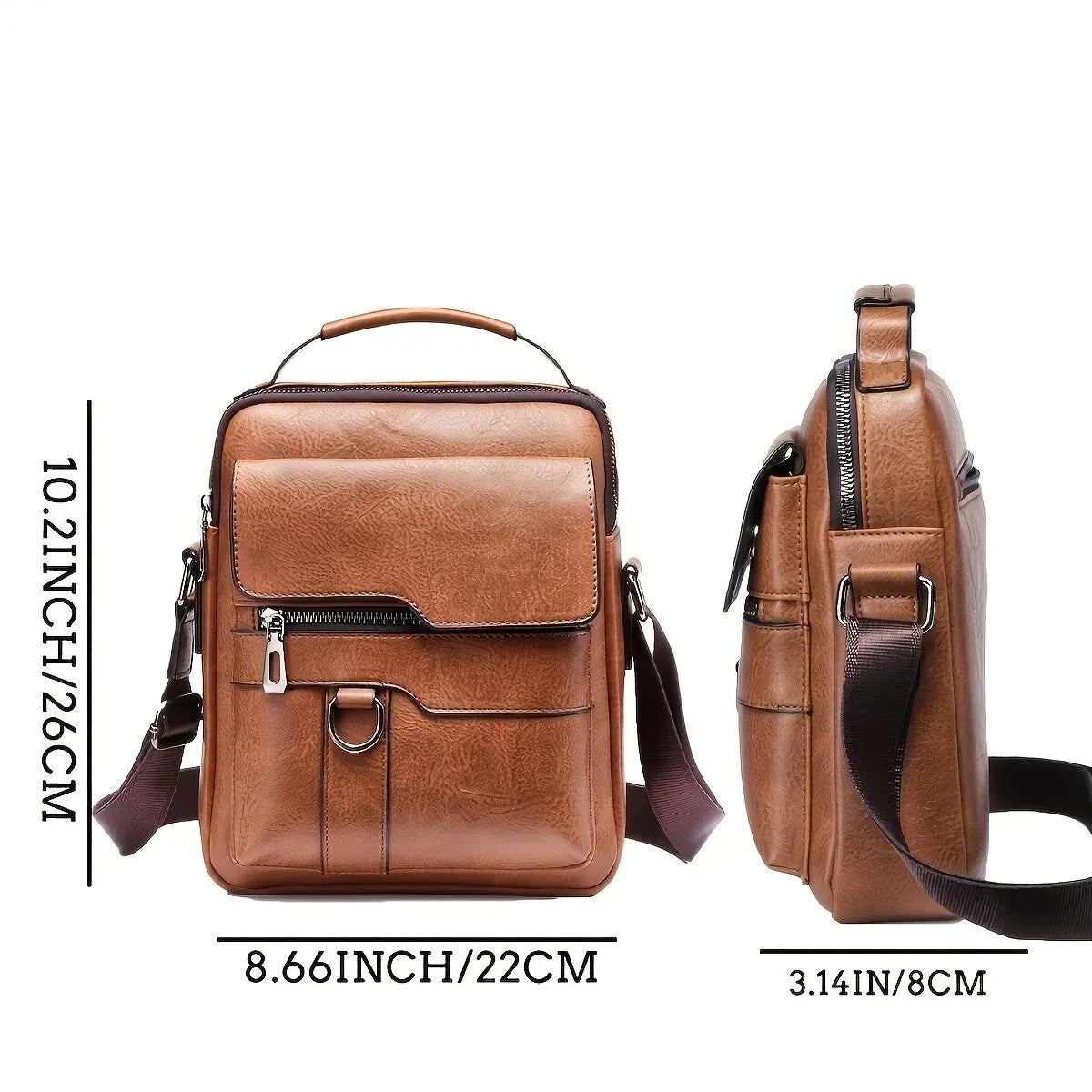 Brand Men Shoulder Bag for 9.7" iPad Men PU Leather Flaps Men's